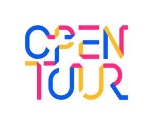 logo Open Tour 2019 commissione Simone Menegoi Lorenzo Balbi