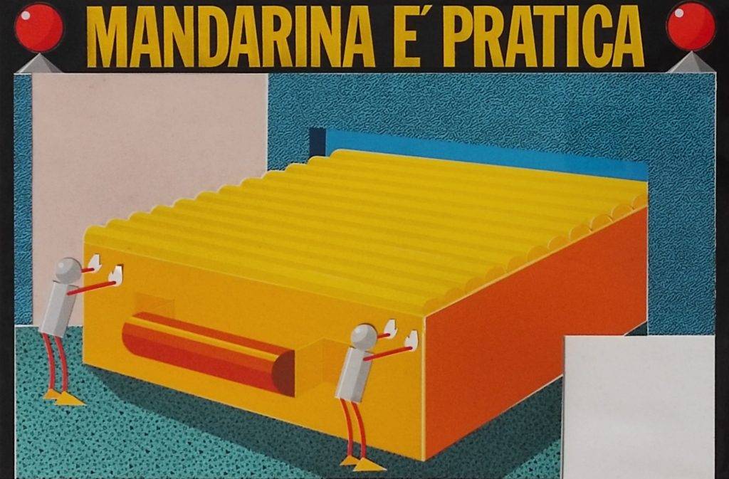 Mandarina Duck, pubblicità vintage di Andrea Bersani