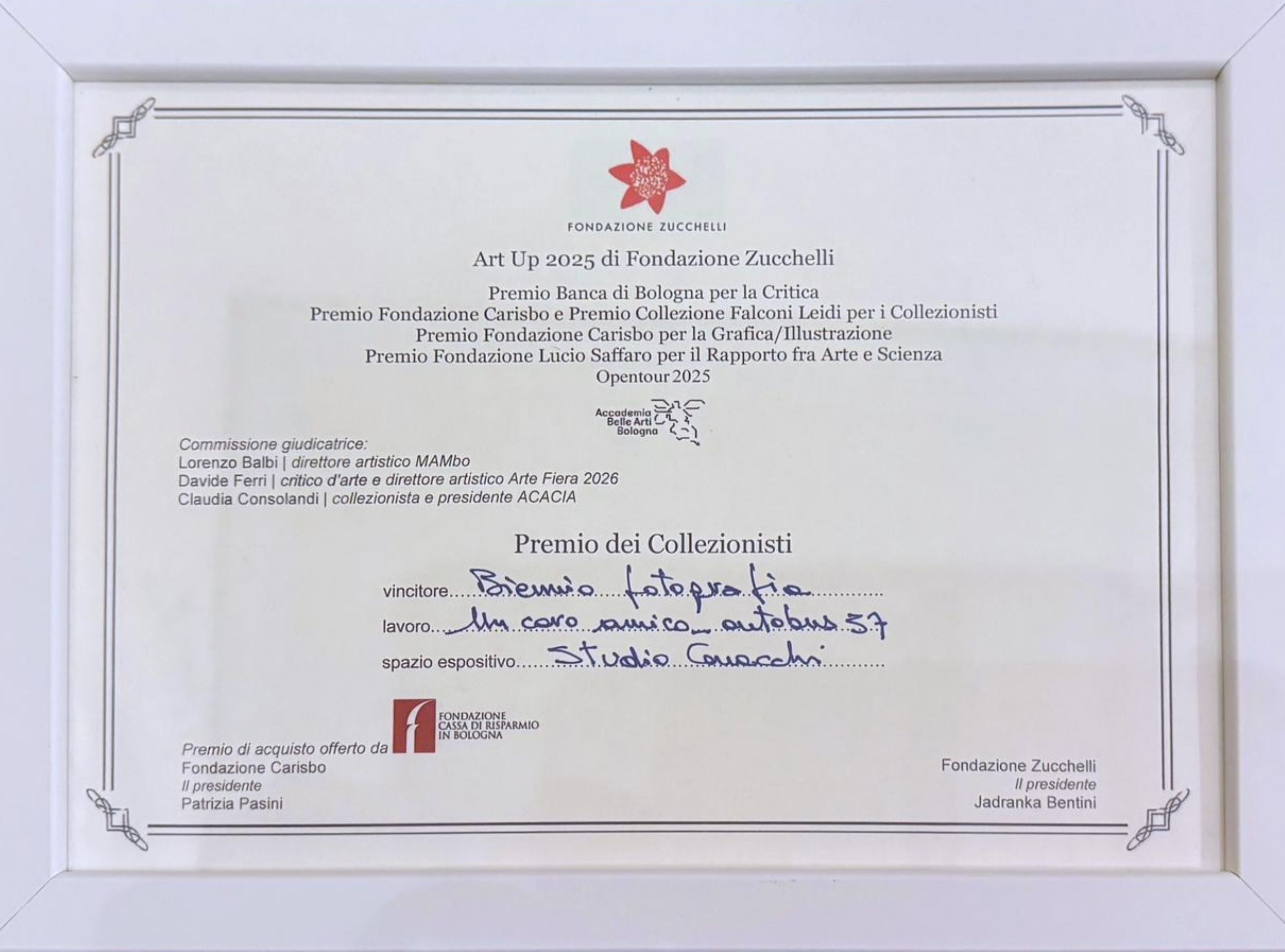 Premio Fondazione Carisbo
